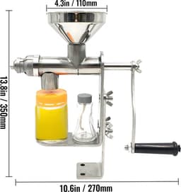 Handmatige oliepersmachine Olie-extractor Handpers Moeren Zaad Keukengereedschap Aan — thumbnail 5