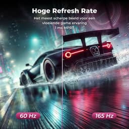 GAME HERO® 24 inch Full HD VA Curved Gaming Monitor - 165Hz - 1ms — thumbnail 3