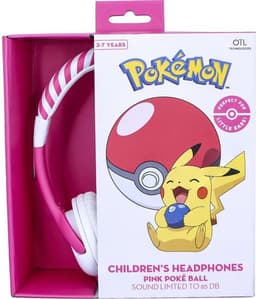 Pokémon Pink - kinder koptelefoon - volumebegrenzing - verstelbaar - comfortabel — thumbnail 4