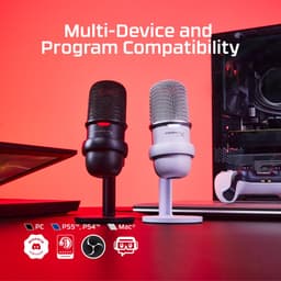 HyperX SoloCast – USB Gaming Microfoon voor Streamen – Hi-Res Geluidskwaliteit – Tap-to-Mute – Geschikt voor TeamSpeak & Discord - PC, PS4, PS5, Mac. — thumbnail 5