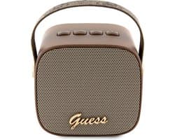 Guess speaker Bluetooth GUWSB2P4SMW Speaker mini brown 4G Leather Script Logo with Strap