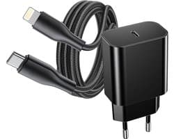 Snellader Set geschikt voor iPad en iPhone - Oplader - 2 Meter
