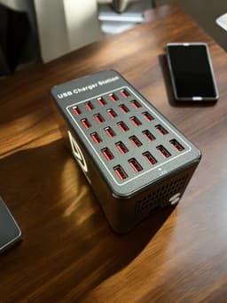 25 Poort USB oplaadstation USB-25-150W-2A | oplader snellader 25 poorten USB | Dolly Digital© — thumbnail 2