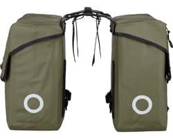 Willex - Roubaix - Dubbele tas 46 liter - 100% waterdicht - Matgroen - Laptop