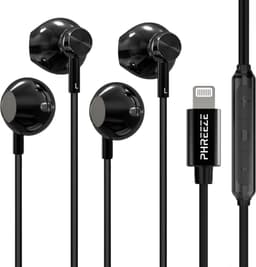 Bedrade Oordopjes geschikt voor iPhone oortjes - Bedraad - 2 Stuks - Werkt Direct - Geschikt voor Apple Lightning ( 14, 13, 12, 11, X, Pro Max Xs ) Oordoppen met Draad — thumbnail 1
