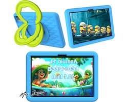 Mrs. Jones 10.1 Inch Kids Tablet Children's Tablet with WiFi Android 13 Tablet 8RAM 128ROM Netflix Educational Tablet with 6000mAh Battery Parental Control Bluetooth Dual Camera-Blue .
