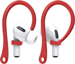 Ibley EarLoop Sport hooks rood voor Apple AirPods Pro 1/2 & AirPods 3/4 - Oorhaken - Siliconen sport haken - Geschikt voor AirPods Pro 1/2 en Apple AirPods 3/4 - Set van 2 — thumbnail 1
