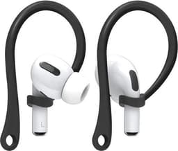 Ibley EarLoop Sport hooks zwart voor Apple AirPods Pro 1/2 & AirPods 3/4 - Oorhaken - Siliconen sport haken - Geschikt voor AirPods Pro 1/2 en Apple AirPods 3/4 - Set van 2 — thumbnail 1