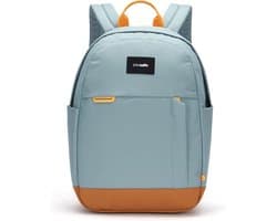 Pacsafe GO Backpack - 15 L - Rugzak - RFID-blokkerend - Anti-diefstal - Geschikt voor 13-inch laptop - Zip Clip - Beveiligde Reistas - Gerecycled Polyester - Fresh Mint