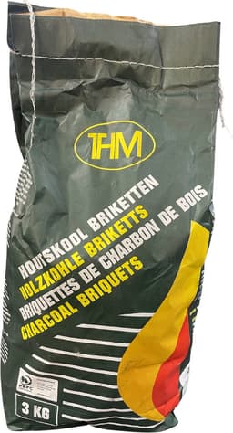 Houtskoolbriketten - 3 kg - PEFC — thumbnail 1