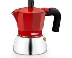 Monix M863103 - Italiaanse Koffiezetapparaat - Rood