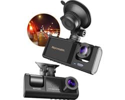 Norrmalm® Full HD Dashcam voor Auto - 64 GB - App (iOS, Android) - WiFi - Voor en Achter Camera - Parkeerfunctie - G-sensor