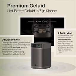XGIMI MoGo 2 Pro - Draagbare Smart-projector - Beamer - Dolby Audio - 400 ISO Lumen - Androidtv 11.0 - Chromecast - Bluetooth — thumbnail 5