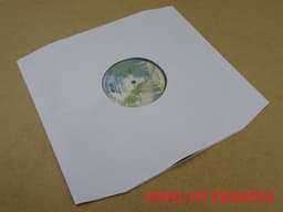 100 LP BINNENHOEZEN DELUXE WIT PAPIER + ANTISTATISCHE BESCHERMING (90gr papier, TOP KWALITEIT) - hoezen lp's, inner sleeves, binnenhoes met plastic folie, maxi's, maxi-single, vinyl platen, 12", 12 inch — thumbnail 2