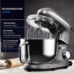 ApexArte® Keukenrobot - Keukenmixer - Deegmachine Zwaar Deeg — thumbnail 2