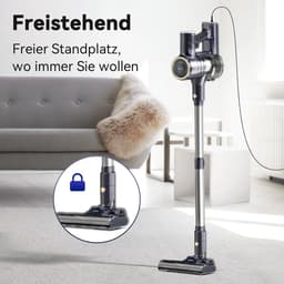 RM Store® - Steelstofzuiger Met Draad - Stokstofzuiger - Stofzuiger - Verschillende Opzetstukken - LED Lampen - Tapijt - Vloer - Dieren - Blauw — thumbnail 2