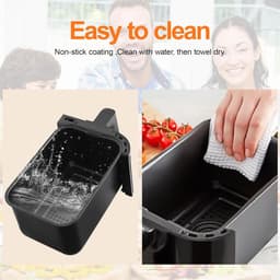 Dubbele Airfryer - Dubbele Mand - Dual Cook - Heteluchtfriteuse — thumbnail 6