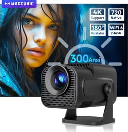 Cahaya - Hy320 mini beamer - vernieuwd model - Mini Beamer - mini projector - draagbare beamer - projector / beamer - Geïntegreerd Android 12.0 systeem - Screen mirroring smartphone - Home cinema — thumbnail 1