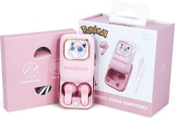 Pokémon JigglyPuff - draadloze oordopjes - schuifdisplay met LED verlichting - met oplaadcase - touch control - lange batterijduur — thumbnail 5