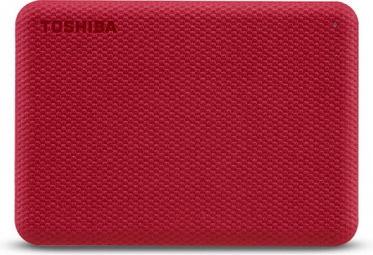 External Hard Drive Toshiba CANVIO ADVANCE Red 4TB USB 3.2 Gen 1 — afbeelding 1