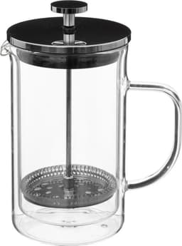 Secret de Gourmet French press cafetiere - dubbelwandig glas - 600 ml — thumbnail 1