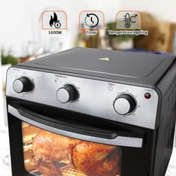 MaxxHome Airfryer - Heteluchtoven - Hete lucht Friteuse - Bakoven met Hete lucht - Grillfunctie - 28L - 1600W — thumbnail 3