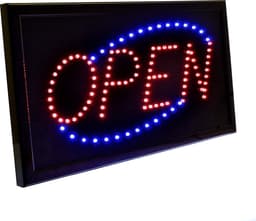 IMTEX - Led bord OPEN - Winkelbord OPEN - Reclame bord — thumbnail 1