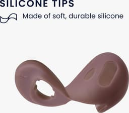 kwmobile anti-slip dopjes voor oordoppen - geschikt voor Samsung Galaxy Buds Live - Set van 16 - Van silicone in zwart / wit / rood / bruin — thumbnail 5