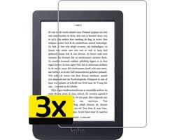 Screenprotector - Geschikt voor Kobo Nia - 3 Stuks - Extra Sterk - Beschermglas - Gehard Glas - Tempered Glass - Screen Protector