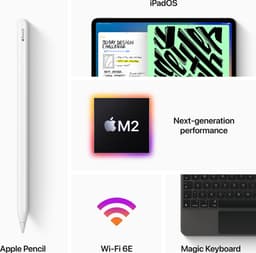 Apple iPad Pro (2022) - 11 inch - WiFi - 256GB - Spacegrijs - 4e generatie — thumbnail 5