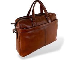 Katana Square Laptop Tas 2 Vaks 15,6 Cognac