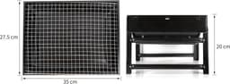 Portable Houtskool BBQ - Barbecue - Inklapbaar - Barbecue Houtskool - Tafel Grill - Camping - Strand - Festival - Park — thumbnail 2
