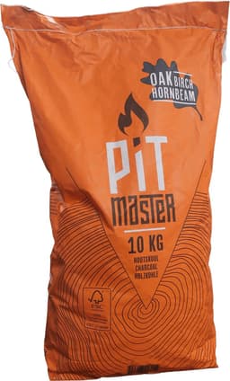 Pitmaster Oak Birch Hornbeam Houtskool 10 kg — thumbnail 2
