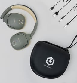 PowerLocus P7 Draadloze Over-Ear Koptelefoon - Bluetooth Headphone - Microfoon, Bass Mode, incl. Hoesje - Asfaltgrijs — thumbnail 5