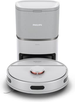 Philips HomeRun Aqua 3000 Series XU3110/02 - Robotstofzuiger met Dweilfunctie - Incl. Laadstation - Wit / Metallic - App Connected — thumbnail 3