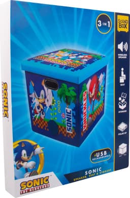 Sonic the Hedgehog - 3 in 1 sound box - bluetooth speaker | opbergbox | poef — thumbnail 3
