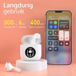 JAP Sounds AP80 - Draadloze oordopjes met oplaadcase - 24/u Luistertijd - Bluetooth - Earbuds wireless - Sport oortjes - Geschikt voor apple, iphone, android, samsung etc. — thumbnail 2