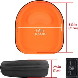 Hoofdtelefoon hoesje / Hard hoesje Draagtas - Over Ear Bluetooth Wireless Headphones - Storage Protective Case - Koptelefoon houder — thumbnail 4