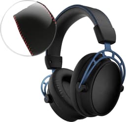 kwmobile band geschikt voor Kingston HyperX Cloud Alpha - Koptelefoonband in zwart - Zachte hoofdband voor hoofdtelefoon — thumbnail 5