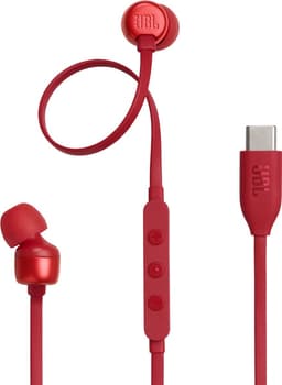 JBL TUNE 310C USB-C In-ear Bedrade oordopjes Rood — thumbnail 1