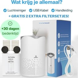 Luchtreiniger met Ionisator – Air Purifier met HEPA Filter – Clean Air – Luchtzuiveraar met UV – Incl. Extra Luchtfilterset — thumbnail 8