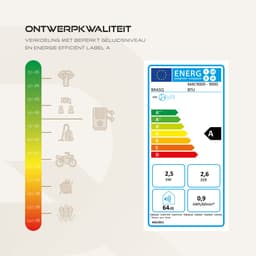 BRASQ 3-in-1 Mobiele airco met Raamafdichtingskit - Met afstandsbediening – Geschikt voor Slaapkamer - Woonkamer - Kantoor - Aircooler tot 16m2 - 9000 BTU – Wit — thumbnail 3