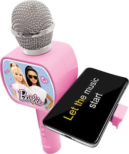 Barbie Draadloze Microfoon met luidspreker, stemvervormer, uitschuifbare telefoonhouder en Bluetooth-optie — thumbnail 3