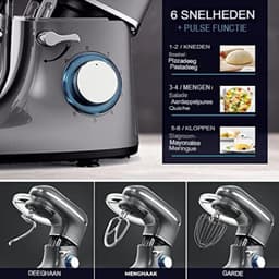 Mixer met Mengkom - Mixer met Kom - Mixer met Mengkom Keukenmachine - Mixer Keukenmachine — thumbnail 4