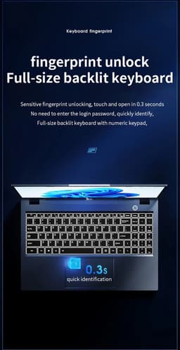 ELEMENTKEY PixelPro3– 15.6 Inch Laptop – I9-10885HK – 64GB RAM – 1000GB SSD – Vingerafdrukscanner – Ultrabook - Grijs — thumbnail 5