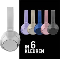 Fresh ‘n Rebel Clam Fuse – Draadloze Bluetooth Koptelefoon met Active Noise Cancelling - 45 uur Speelduur - Ice Grey — thumbnail 9