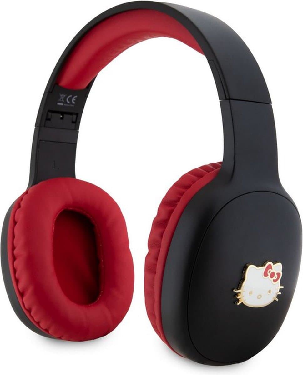 Hello Kitty Bicolor Metal Head - Bluetooth Koptelefoon - Zwart/Rood — afbeelding 1