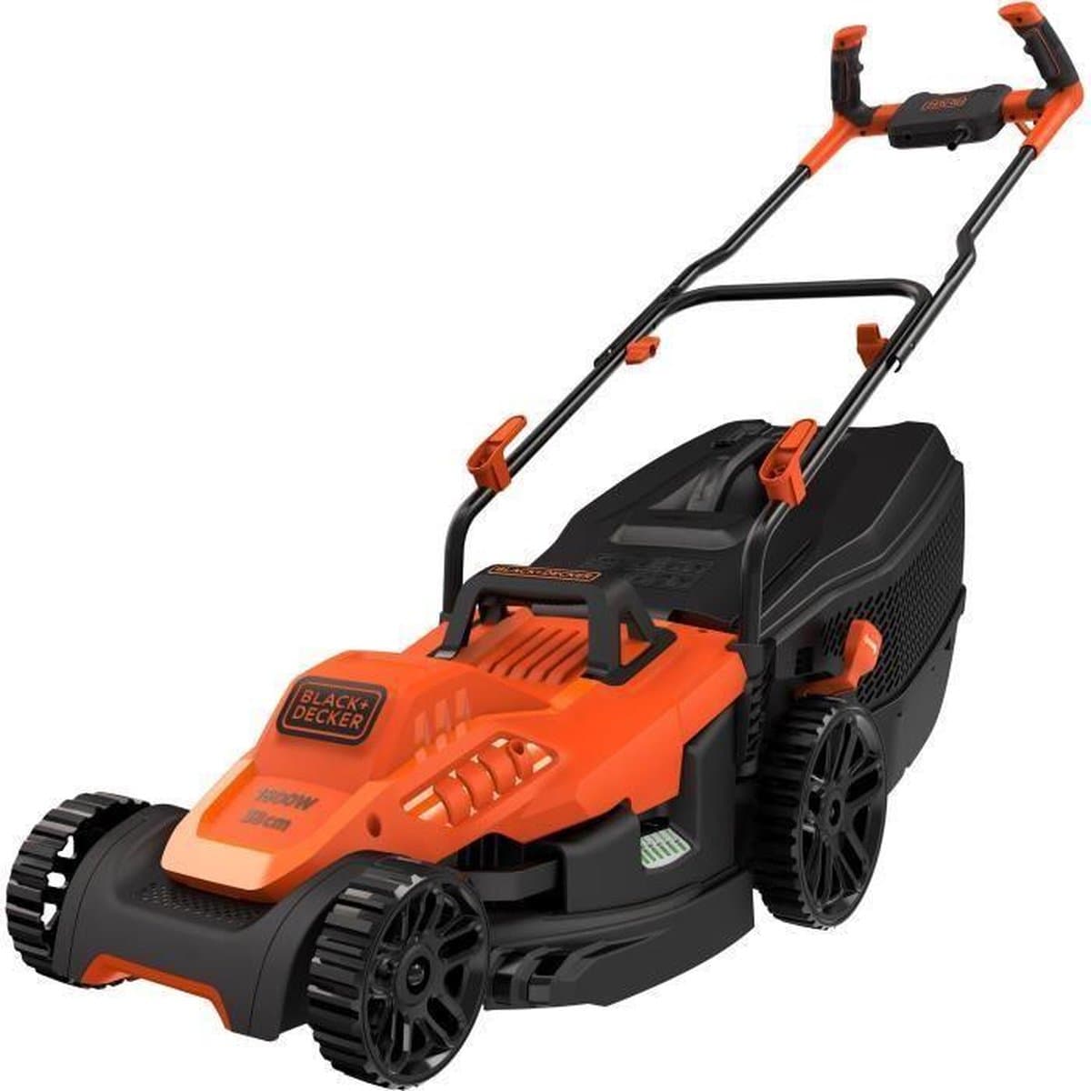 BLACK+DECKER 38CM 1600W Mower with Bike Handle - BEMW471BH-QS — afbeelding 1