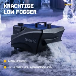 Rookmachine low fog - BeamZ ICE1400 - Met 5L vloeistof - Voor bruiloften, events en DJ’s - 1400W — thumbnail 2