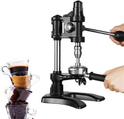 Koffie Stamper - Barista Gereedschap - Espresso Bereiding - Gelijkmatige Poederpersing - 58 mm - Zilver — thumbnail 1